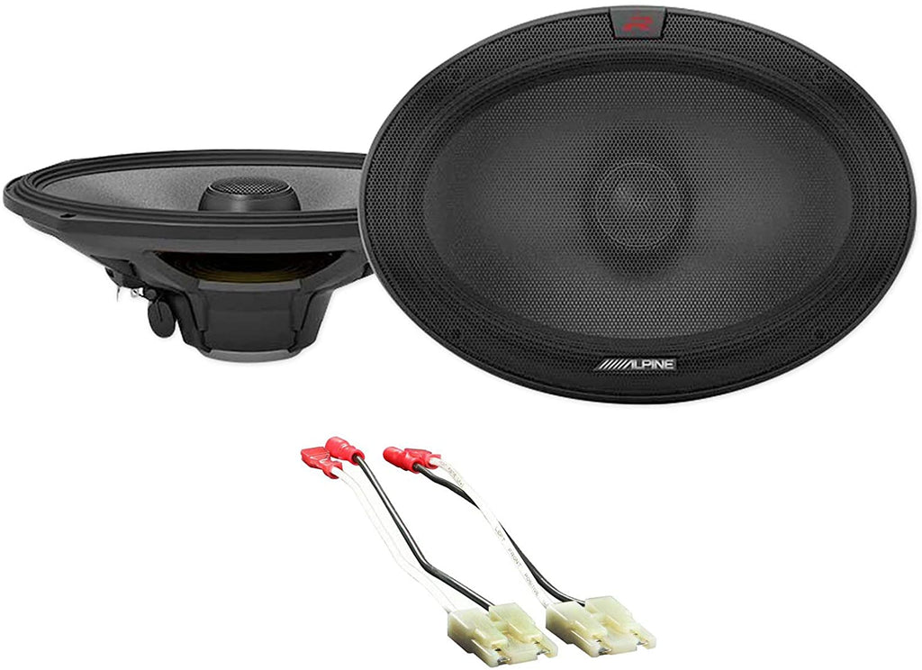 6x9" Alpine R Door Speaker Replacement Kit Fit 1994-02 Dodge Ram 2500/3500