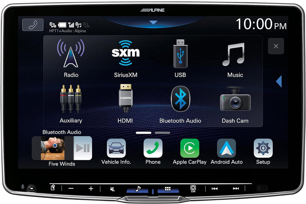 Alpine ILX-F511 11" Receiver SXE-1726S 6.5" SXE-6926S 6x9 KTA-450 Amplifier Power Pack