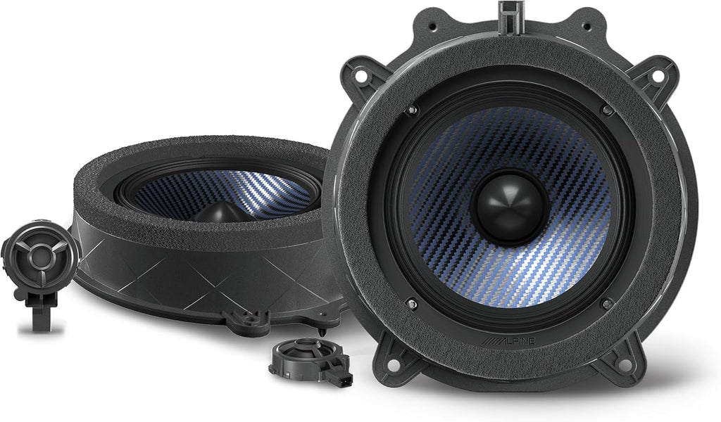 Alpine EV-65CF-T 6.5" Front Door Speaker Fit 2017-24 Tesla 3 & 2020-24 Y