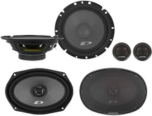 Load image into Gallery viewer, Alpine SXE-1751S 6.5" 220w Component+SXE-6926S 6x9" 280w Car Coaxial Speakers
