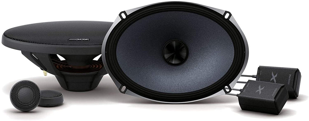 Alpine X-S69C 6" x 9" 720W 6" x 9" X-Type 2-Way Component Car Speakers