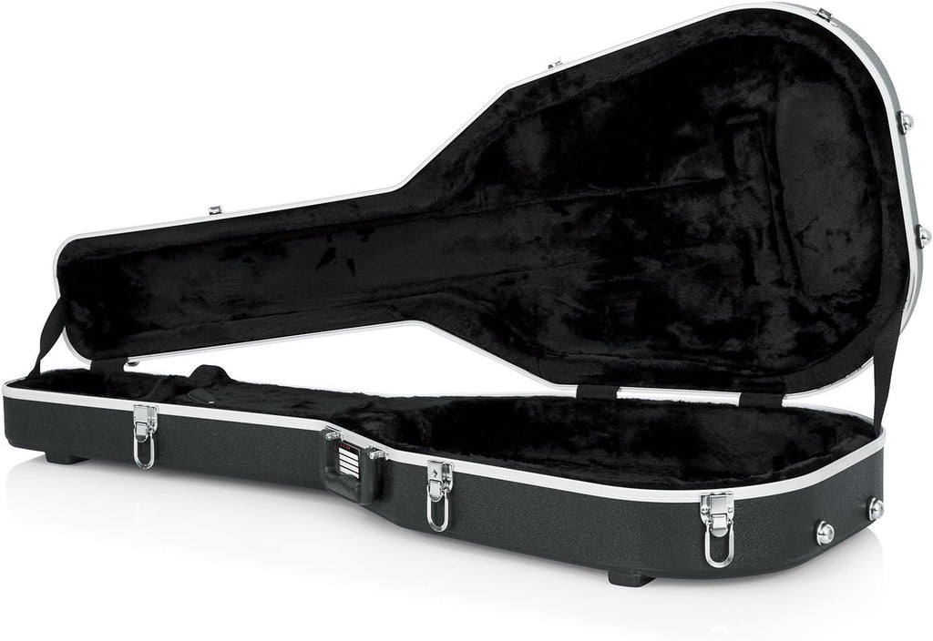 Gator Cases GC-DEEP BOWL ABS Molded Case for Acoustic Guitars Fits Ovation Style Deep Contour Acoustic Guitars