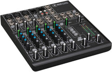 Load image into Gallery viewer, Mackie 802VLZ4 8-channel Ultra Compact Mixer with High-Quality Onyx Preamps with MR DJ XLR Cable 20 Feet and 3.5mm TRS to dual 1/4" TS Stereo Cable