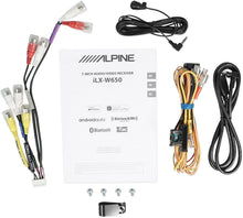 Load image into Gallery viewer, ALPINE iLX-W670 7" Digital Media Bluetooth Carplay Receiver + KTA-450 Power Pack