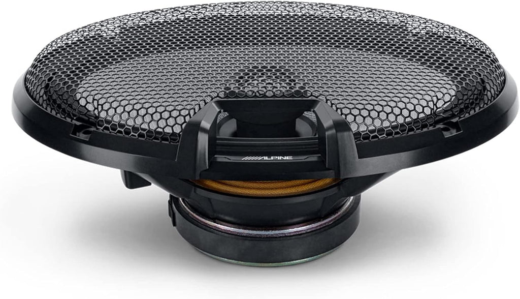 Alpine R2-S69 R-Series 6"x9" 600W 2-Way Car Coaxial Speakers & KIT4 AMP Kit