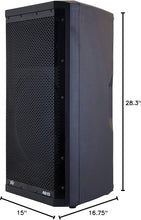 Load image into Gallery viewer, Peavey Aquarius AQ 15 670W 15" Powered Speaker