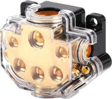 Load image into Gallery viewer, 2 Absolute PD-150G 0-2-4 Gauge 1 in 5 Ways Out Power Splitter Distribution Block