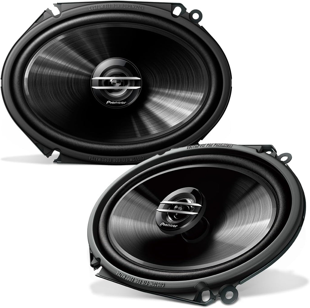 Pioneer TS-G6820S 6x8" Front-Rear Speakers + 72-5512 Fit 1994-2004 Ford Mustang