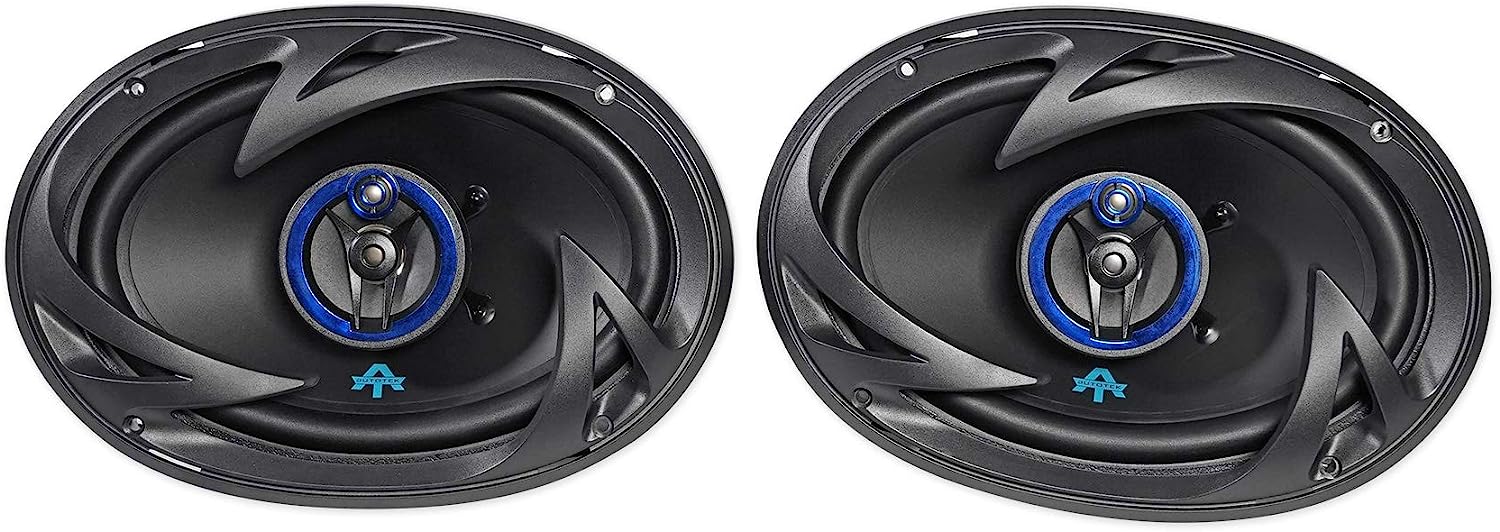 AUTOTEK ATS693 800W Peak (400W RMS) 6"x9" ATS Series 3-Way Coaxial Car Speakers