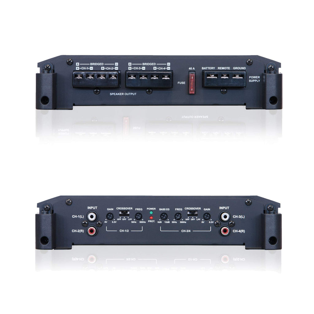 Alpine BBX-F1200 4 Channel Amp+ 2 Pair S2-S69 6x9" Speakers + KIT4 Amp Kit