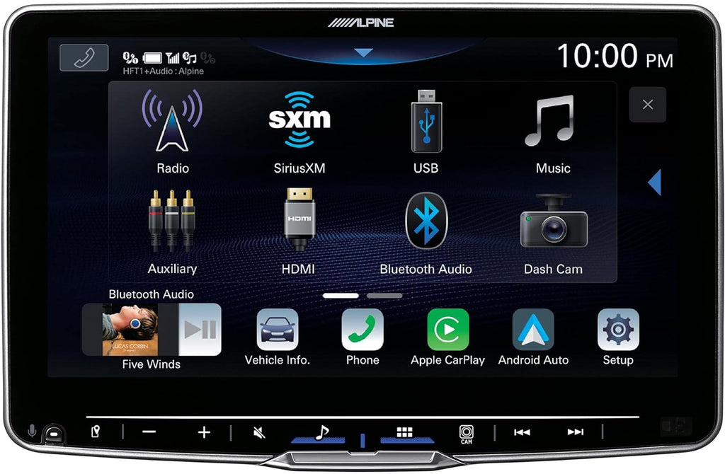ILX-F509 Halo9 9" Multimedia Receiver & A Pair Alpine SXE-1726S 6.5" Coax & Pair SXE-6926S 6x9 Coax Speakers