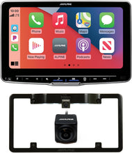 Load image into Gallery viewer, Alpine Halo 9 iLX-F509 9" Digital multimedia receiver+Alpine HCE-C1100 Backup camera surface-mount+ Alpine KTX-C10LP License plate mounting kit for select Alpine rear-view cameras