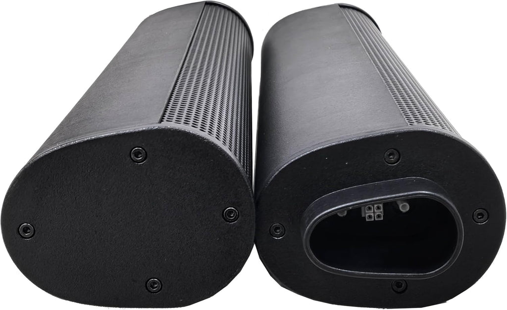 2 Pack MR DJ ELITE All-In-One 8" Portable Bluetooth Line Column Array Speaker
