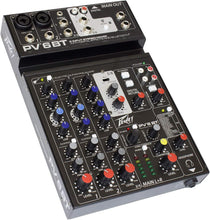Load image into Gallery viewer, Peavey PV 6 BT 6 Channel Compact Mixing Mixer Console with Bluetooth + 4 XLR Cables