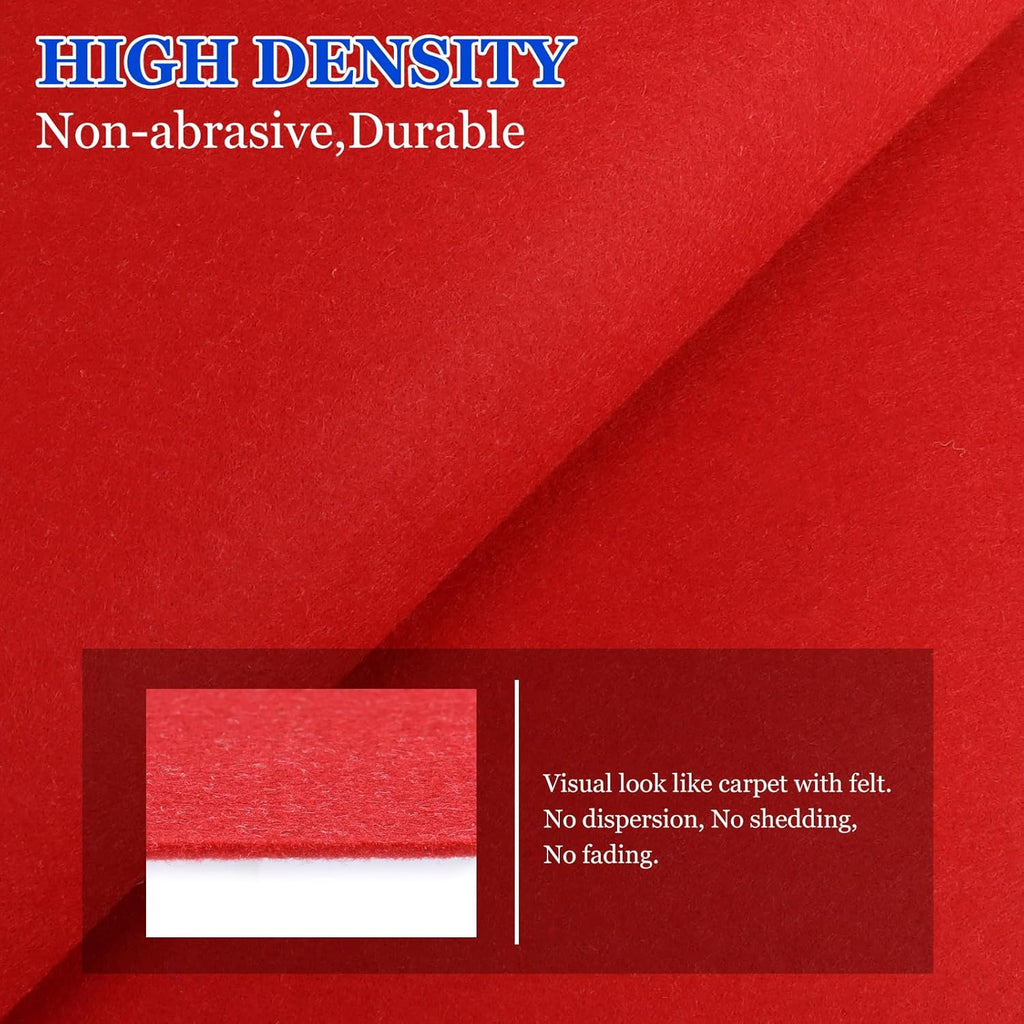MR DJ DC20LRD 20' L X 4' W Light Red Carpet for Speaker Subwoofer Enclosure Boxes