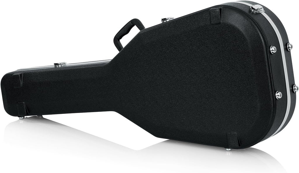 Gator Cases GC-DEEP BOWL ABS Molded Case for Acoustic Guitars Fits Ovation Style Deep Contour Acoustic Guitars