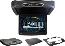 Load image into Gallery viewer, 14" Car Roof Mount Overhead Flip Down TFT LCD Monitor with Built-in DVD Player