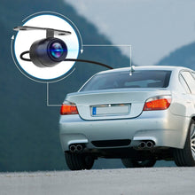 Load image into Gallery viewer, CAM121 Backup Camera Frame License Plate HD Night Vision Rear View 170° Angle Waterproof Compatible with Jensen Car Radio