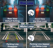 Load image into Gallery viewer, CAM117 Backup Camera Frame License Plate HD Night Vision Rear View 170° Angle Waterproof