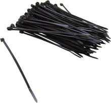 Load image into Gallery viewer, 6" Cable Ties, 100 pk (6", 30lbs), 100 pk, Black, BCT6
