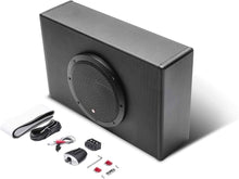 Load image into Gallery viewer, Rockford Fosgate P300-8P 300W Loaded 8" Powered Subwoofer Enclosure + 8G Amp Kit