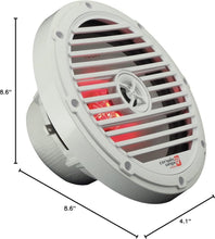 Load image into Gallery viewer, Cerwin Vega VM8 8" 75W RMS 2-Way Marine Coaxial Speakers