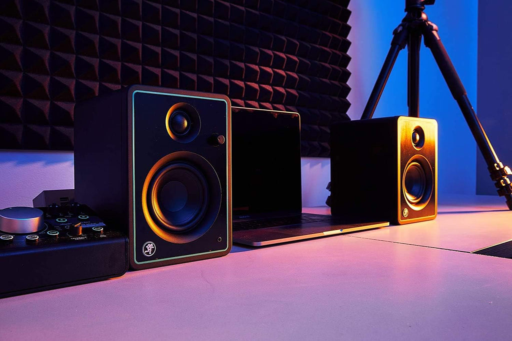 Mackie CR4-XBT 4 inch Creative Reference Multimedia Studio Monitors with Bluetooth Bundle