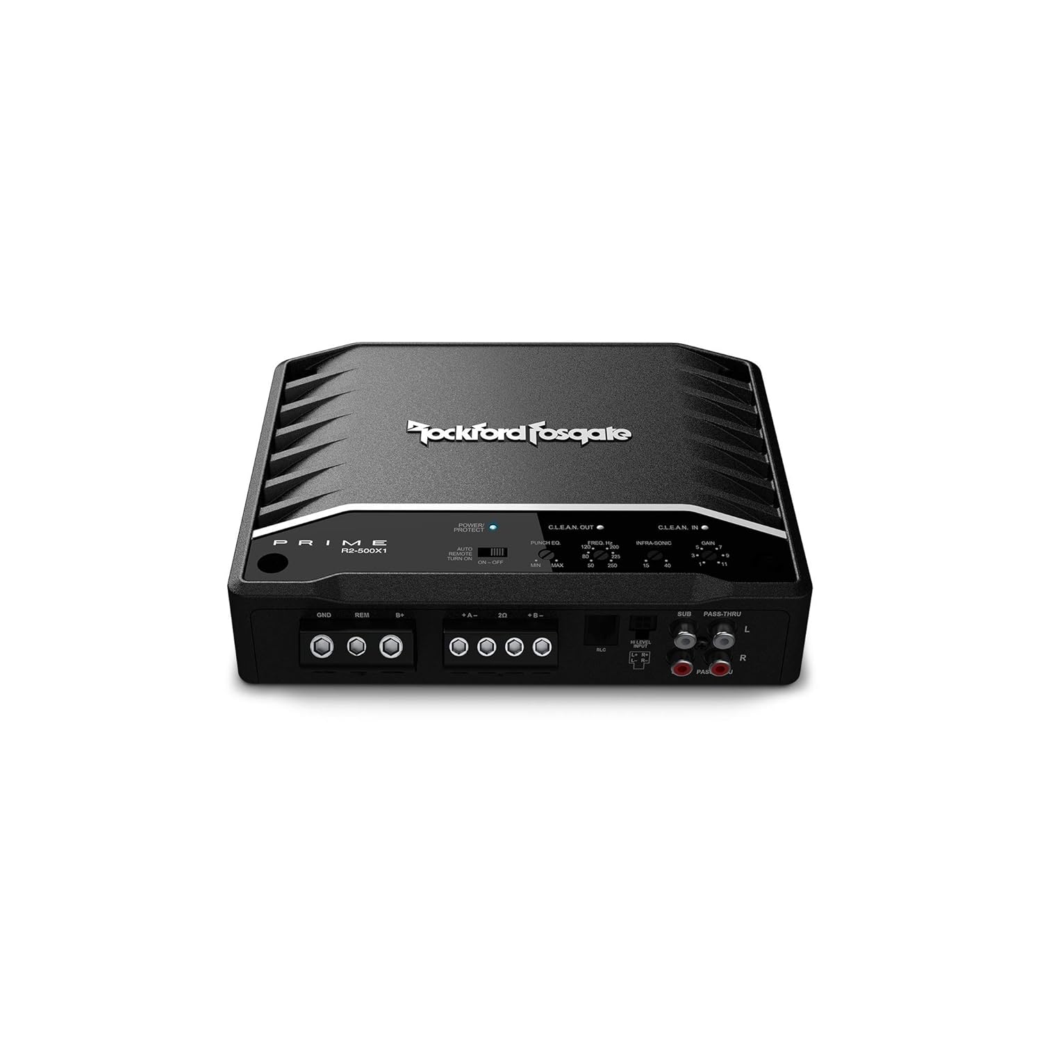 Rockford Fosgate Prime R2-500X1 Amplifier <BR/> 500W Prime Series Monoblock Subwoofer Class D Amplifier