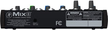 Load image into Gallery viewer, Mackie Mix8 Mix Series, 8-Channel Compact Mixer with Studio-Level Audio Quality