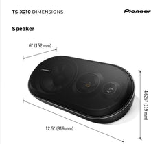 Load image into Gallery viewer, Pioneer TS-X210 200W 5.25" 3-way 4-ohm Surface Mount Coaxial Car Speakers