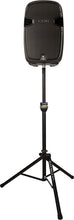 Load image into Gallery viewer, Ultimate Support TS-90B TeleLock Series Lift-assist Aluminum Speaker Stand with Integrated Speaker Adapter