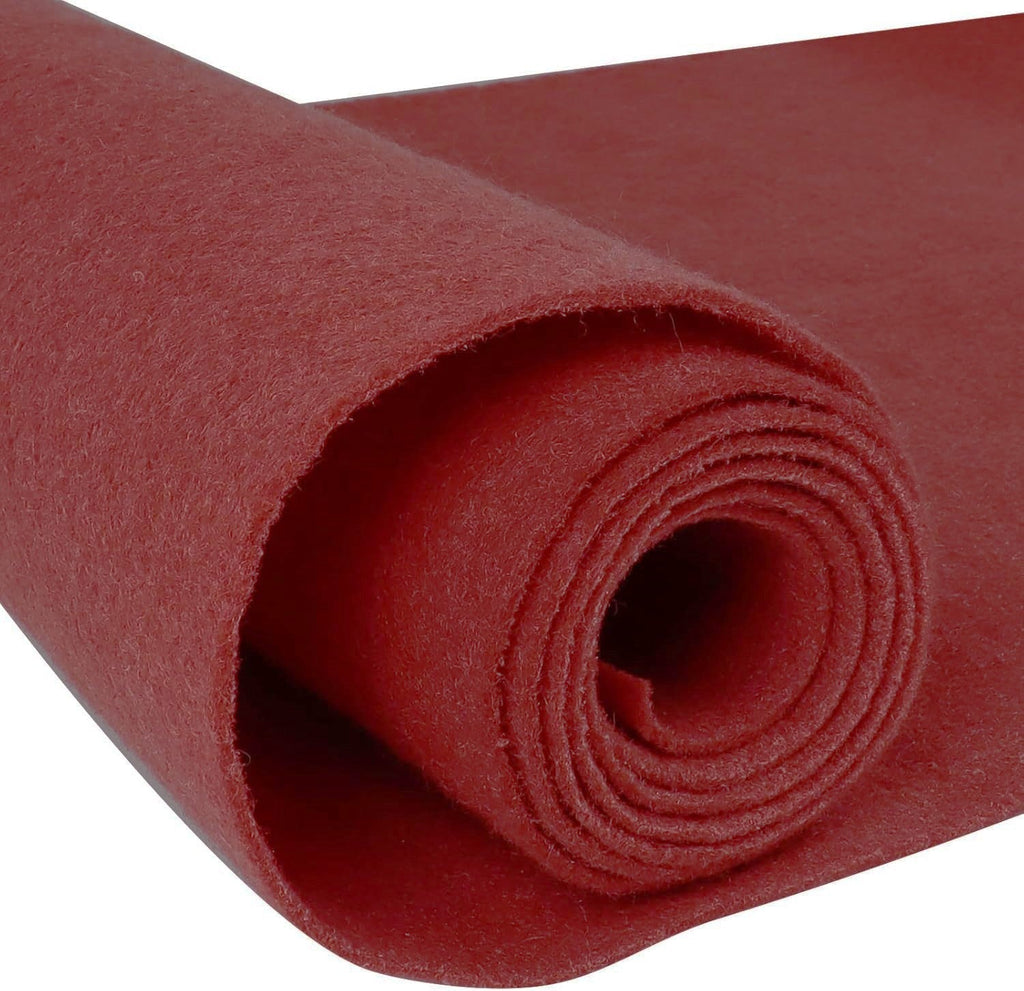 MR DJ DC10DRD 10' L X 4' W Dark Red Carpet for Speaker Subwoofer Enclosure Boxes