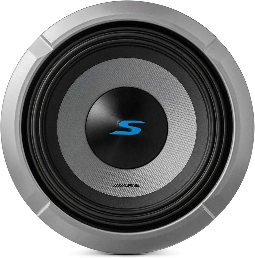 Alpine S2-W8D2 8" S-Series Dual 2 Ohm Car Subwoofer, 900W Max, 300W RMS