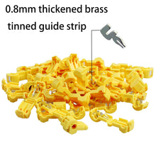 Load image into Gallery viewer, American terminal ATT1210Y 12/10 Gauge T-TAP Insulated Nylon Wire Connectors
