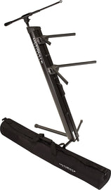 Ultimate Support AX-48 Pro Plus Series Two-tier Portable Column Keyboard Stand