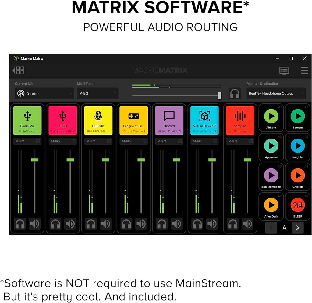 Mackie MainStream Complete Live Streaming and Video Capture Interface