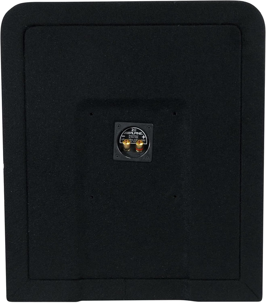 Alpine R2-SB12V x2 Loaded 12" 750W R-W12D4 Subwoofers + Ported Sub Enclosure Box