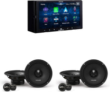 Load image into Gallery viewer, Alpine iLX-W670 Digital Multimedia Receiver &amp;2 DM-65C-G 6.5" Component 2-Way Bundle