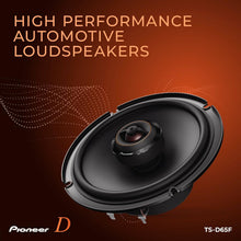 Load image into Gallery viewer, Pioneer TS-D65F 540W 6.5" D Series 2-Way Coaxial 4-ohm Speakers