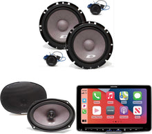 Load image into Gallery viewer, Alpine ILX-F509 9" Receiver &amp; SXE-1751S 6.5" Component &amp; SXE-6926S 6x9 Speakers