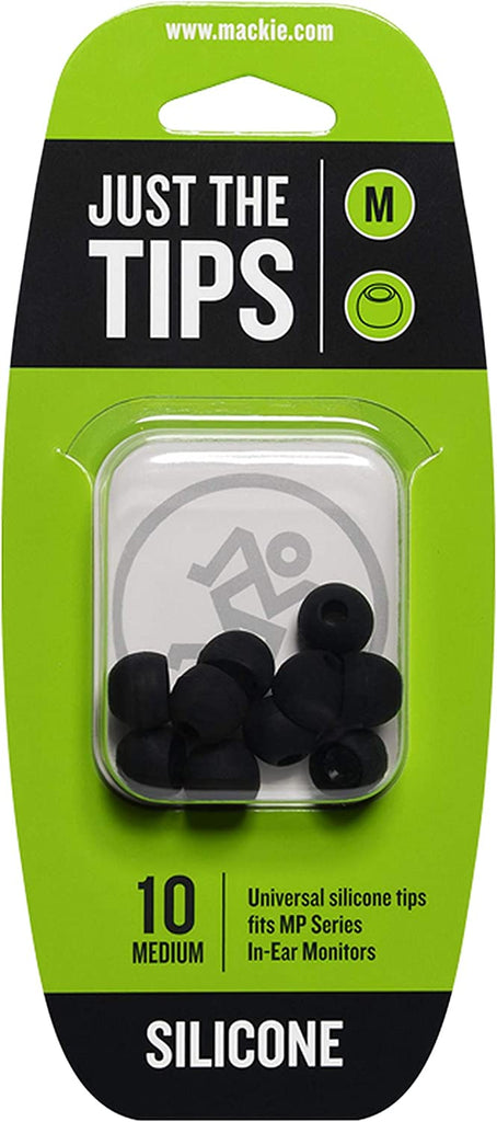 Mackie MP Series Medium Silicone Black Tips Kit