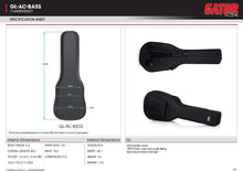 Load image into Gallery viewer, Gator Cases GL-JUMBO Lightweight Polyfoam Guitar Case For Jumbo-style Acoustic Guitars