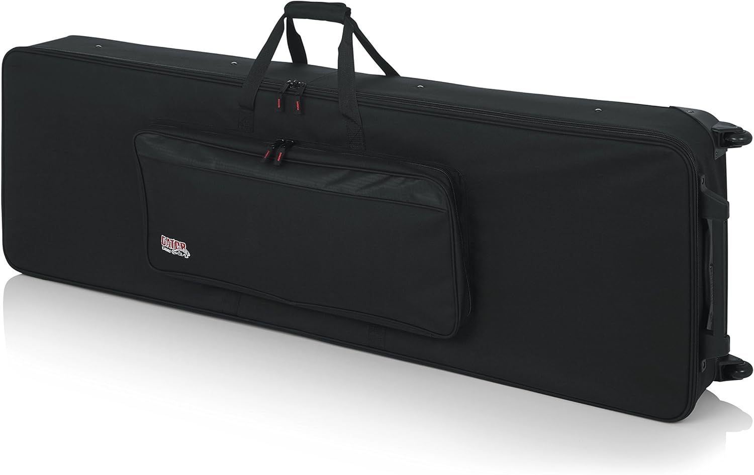 Gator Cases GK-76 Lightweight Keyboard Case with Pull Handle and Wheels; Fits 76-Note Keyboards