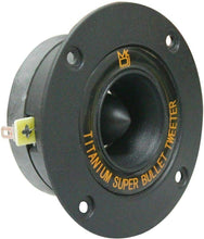 Load image into Gallery viewer, Mr. Dj USA HDT800B Pair 4-Inch Aluminum Bullet Titanium Horn Tweeter Driver (Black)