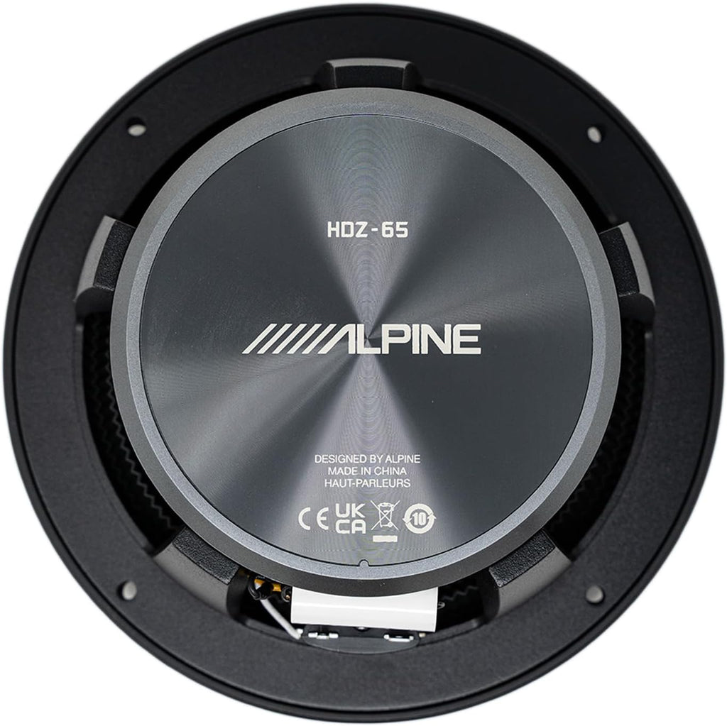 Alpine HDZ-65 600W Status Hi-Res 6.5” (16.5cm) 2-way Coaxial Speakers