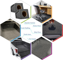 Load image into Gallery viewer, American Terminal TC20BK 20' X 4' Black Carpet for Speaker Sub Box Carpet RV Boat Marine Truck Car Trunk Liner