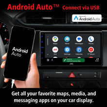 Load image into Gallery viewer, JVC KW-M595BT Digital Media Receiver 6.8" Capacitive Touch Monitor Apple CarPlay- Android Auto w/License Plate