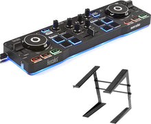 Load image into Gallery viewer, Hercules DJ Control Starlight Compact Controller + Stand