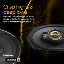 Load image into Gallery viewer, 2 Pair Pioneer TS-A6991F 1400W 6x9" 5-way 4-ohm Coaxial Car Speakers with Dual Super Tweeters