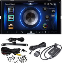 Load image into Gallery viewer, Alpine iLX-W670 7" Mechless Bluetooth Car + Sirius Tuner + Backup Camera Bundle